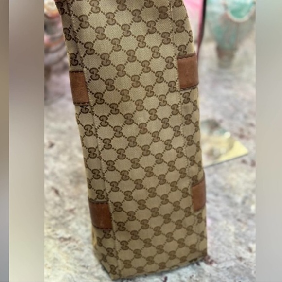 Authentic Gucci Libeccio Bamboo Canvas Large Tote w/COA - Picture 14 of 16